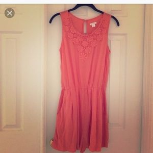 Coral Romper (size S/P)